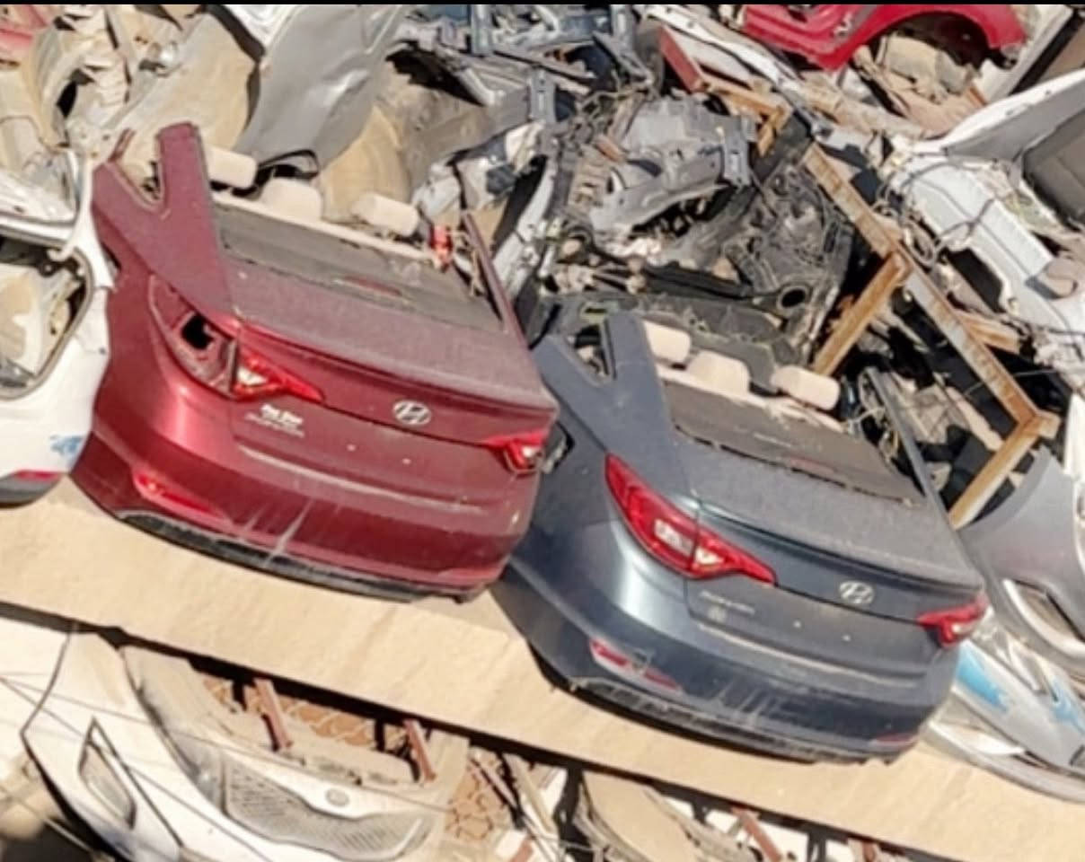 السلام عليكم 
قطع غيار كيا وهونداي🚗 🇰🇷
سوناتا. اكسنت . النترا. اكسنت . سنتافي. توسان 
موهافي . ريو . سيراتو . فورتي .سبورتج  
و جميع انواع الموديلات 
1. بوب🚙🚗
2.جاملغ امامي🚕
3. ظهر خلفي انواع السيارات
4.شباك ماسحه
5. بك لايت🚌🚖 
6.لايت امامي
7.دعاميه 🚘
8. بدنه اماميه 
9.درع محرك + بطانين امامي+ بطاين خلفي + واقيه طين 
10.ماستكه امامي + خلفي
11. راديتر كامله اصلي شركه
12. حداديه صدر جميع انواع سيارات
13. تحتاج سمكره صبغ تطبيك بوب جاملغات تصليح دعاميات كلشي متوفر 
متواجد كل ايام الاسبوع ماعده يوم الجمعه
من ساعه 9 صباحآ الى 5 مساءآ
واتساب *********** بغداد/ الشيخ عمر شارع الثالث
