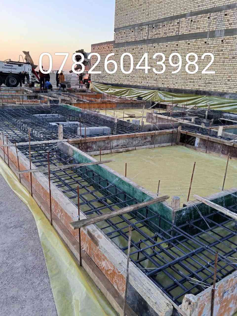 تم بفضل الله تعالى وبركاته صب أساس مساحته 200 متر كرسته وعمل في مقاطعة 56 قرب مستشفى  التركي والتوفيق للجميع ان شاء الله اخوكم احمد النجار لجميع اعمال النجاره والتسليح والصب عمل او كرسته وعمل  ***********
