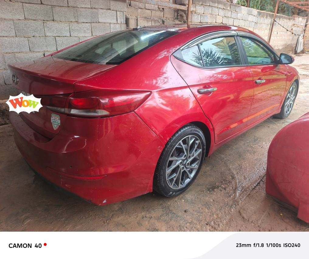 سلام عليكم
النترا 2017وارد امريكي
حادثها جاملغ خلفي وباب صندووق
مكينه كير حداديه خير من الله
رقم واسط نكليزي بسمنا
تحويل ثاني يوم 
سعر118وبيها مجال
شراي يتصل ***********
