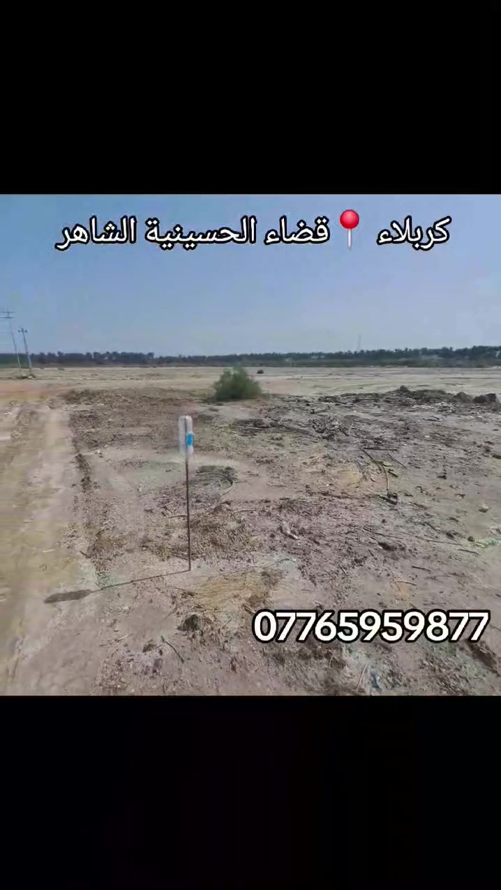 #دوانم_للببع_11_دونم_طابو_زراعي_سند25
#يباع_دونم_ودونمين_حسب_رغبت_المشتري
☑️كافة الخدمات ماء كهرباء مدارس تبليط قريب 
تبعد عن التبليط 100م وعن شارع السيدة زينب 800م
☑️الفرع تبليط معاملة بل تنفيذ عل سنة جديدة يتبلط
☑️العنوان كربلاء قضاء الحسينية الشاهر 
#كربلاء #الحسينية #بيع #شراء
***********
