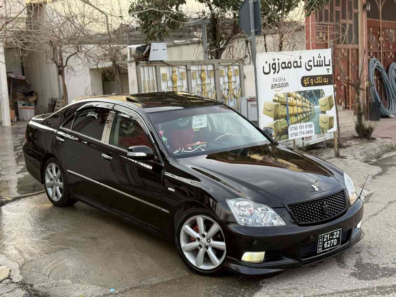 سەرەتا بەناوی خودای گەورە
TOYOTA CROWN شاهینە
GRS 180 
مەکینە گچکەی گێر گەورە مەرغوبی بازار 
فول فول 
براوە براوە براوە 
جڵد و هیتەر 
سڵاید 
ناو رەشی ساج سور 
سوکان حەیزەرانی سوکان عەزەڵە 
کوشن کارەبا 
ئاوێنە ئیشارەت ئاوێنە شەفت 
ویل دینگە 
تایەی لۆک 
2007 بەسمە رەساسی 
سپۆرتی Tom´s
سەقفی شوشەیی 
بێی دەعم و لێدراو 
بێی کەڤەر گۆران 

سەیارەکە 2007 بەسمە رەساسی گچکە بەگەورەیە مەرغوبی بازارە نوکە دەرزی پێوە نیە فولە جڵد و هیتەر سڵاید ئاوێنە ئیشارەت ئاوێنە کارەبا ویلی دینگەی تایەی تازە بێی دەعم و لێدراو بێی کەڤەر گۆران سەیارەکە نمونەیە لە جوانیدا چرکەی تێدانیە لۆک لۆک  لە رەشی رەشتر نەبوو نەتەوێ لەرسمی جوانتر نەبوو نەتەوێی 
بۆ سەعر نامە بنێرە یان تەلەفۆن بکە 
0750 151 0169
