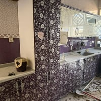 كاونتر mdf والأبواب hdf مستخدم لبيع السطح مرمر سعره 350  ويا طباخ 0785...