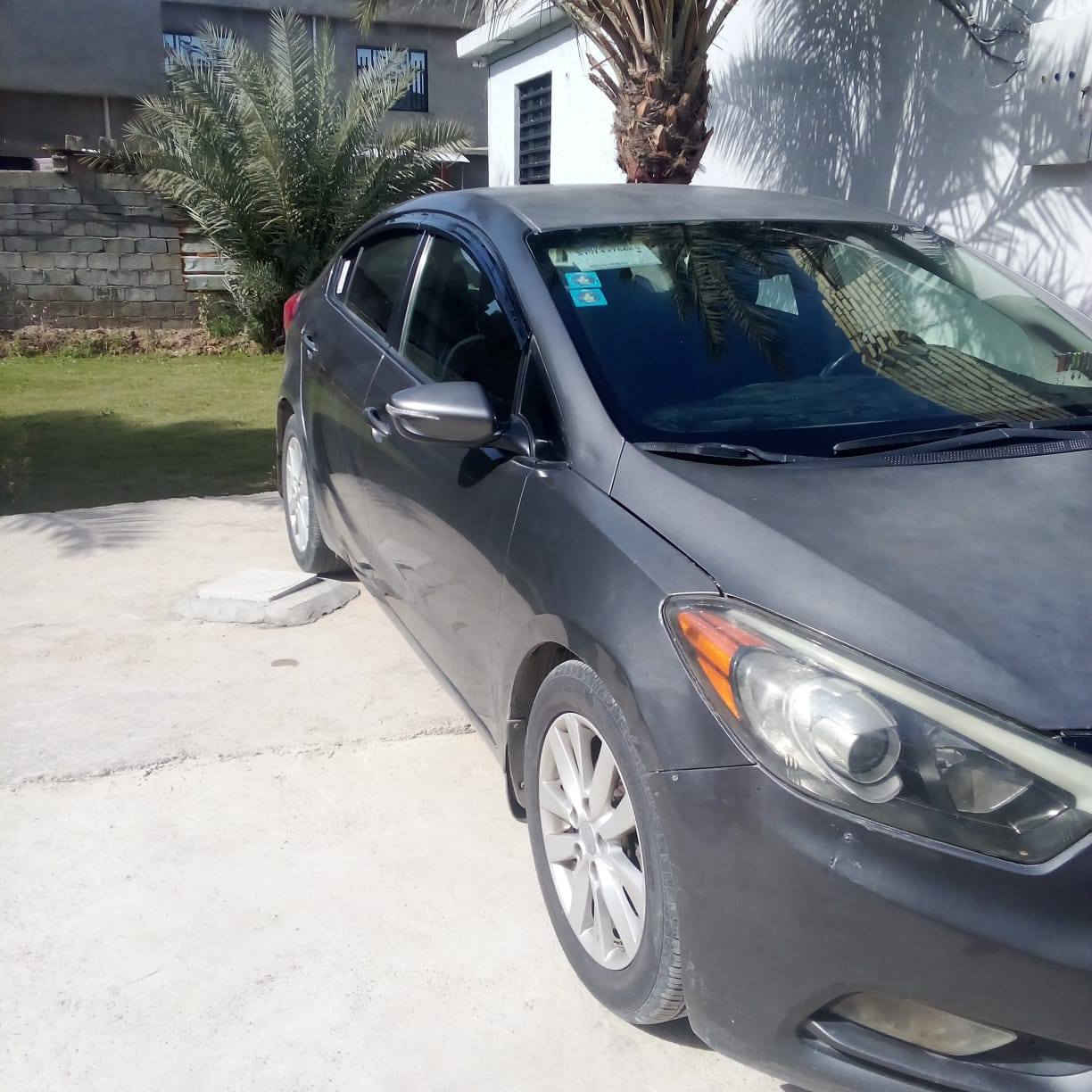 كيا فورتي موديل ٢٠١٤ وراد امريكي
محرك ٢٠٠٠ دوش صدر امامي وخلفي جديد تبريد حداديه كفاله 
نضام حساسات 
نضام مانع ازنلاق 
نضام ECO تقليل صرف بانزين 
تحكمات ستيرن جهتين 
كير اوتو وعادي 
سيارة بيها موضح بل سونار 
سعر ١١٨ وبيها مجال بسيط 
اللاستفسار *********** واتساب
