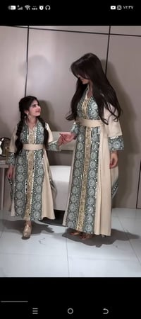 فستان دابل ايطالي • مقاسات نسائية 38-48 • أطفال 6-15