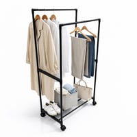 علاقة مزدوجة • عجلات متحركة • أنابيب فولاذية