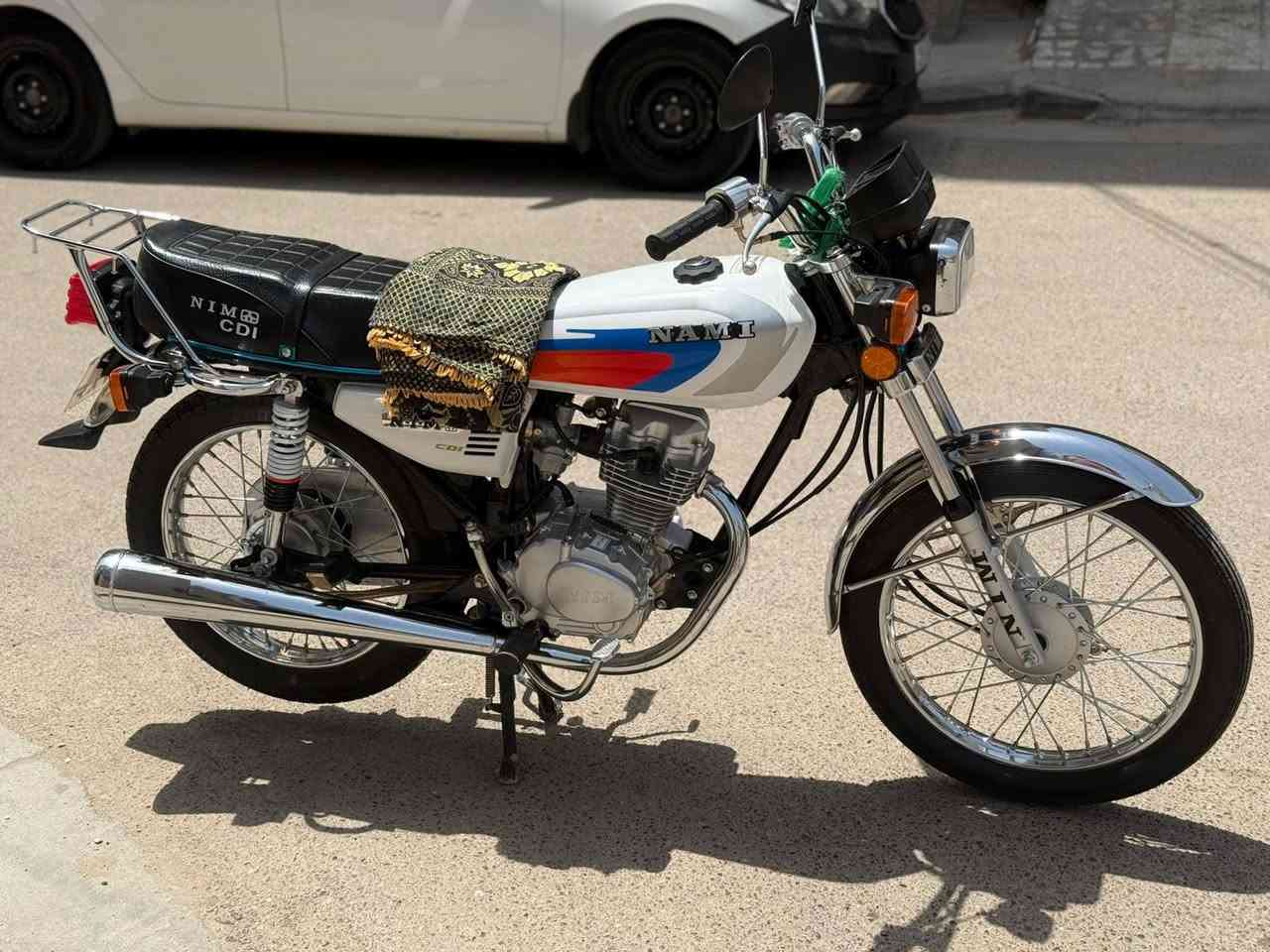 السلام عليكم دراجه نامه امتياز درجه اولى اوراق موجوده نظيفه بجيس موديل ٢٠٢٥ مصار هواي من اخذته كلشي بيه شغال يعني من تاخذه تندعيلي السعر ٨٠٠ وبيه مجال مكلف ب نشر لاتراسلني يعني هذا رقم لولد ***********
