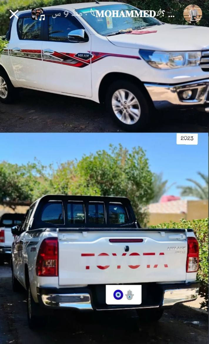 سلام عليكم هايلوكس2023 ساز ام ضمان رقم قادسيه فول مواصفات شاحن  لاسلكي ماشيه 37   تبريد بل كشن مثبت سرعه بنيد جكات مكفوله كفاله عامه حته من جكت ابره زيرؤ ابد عل وظع الشركه‏‪***********‬‏‏
***********
