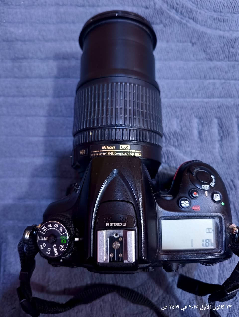 لبيع فقط نيكون 7200 مع زوم 105.18 +شحانه فقط مكفوله سعره 700 الف
بصره الجمعيات الخليج العربي
***********
