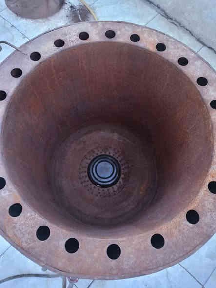 السلام عليكم تنور شغال شرط الفحص مكان حله أبي غرق رقمي ***********
