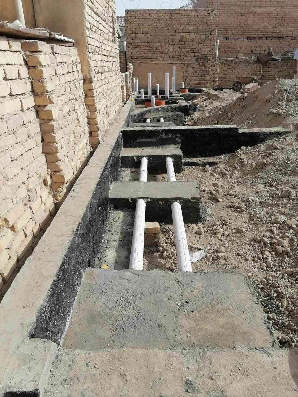 السلام عليكم شغل مجاري رفت شريطي بيت 150م مواد ايسن للاستفسار عباس كاظم ***********
