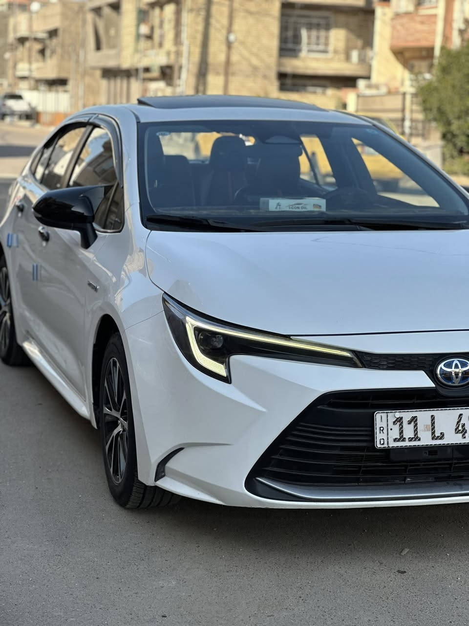 السلام عليكم من رخصه الادمن 

كورلا هايبرد موديل 2024تجميع صيني شكل الامريكي 
ماشيه:٢٦
موصفات السياره 
بصمه 
فتحه 
تحكم سترين 
شاشه جبيره 
هند بريك كهرباء 
كشنات جلد 
تحديد مسار 
اوتو هولد 
رادار امامي خلفي 
كامره خلفيه 
٣ مودات قياده 
بصمات ثنين 
سياره خير من الله وما ناقصه شي ابد ع وضع الوكاله وسياره كفاله عامه ما عده الشخط الي موضح بالصوره وبس غير شي ما بيهه 
مكان السياره بغداد 
السعر/١٥٠ورقه
الاستفسار 
‏‭٠٧٨٧ ٥٨٦ ٠٩٠٣
