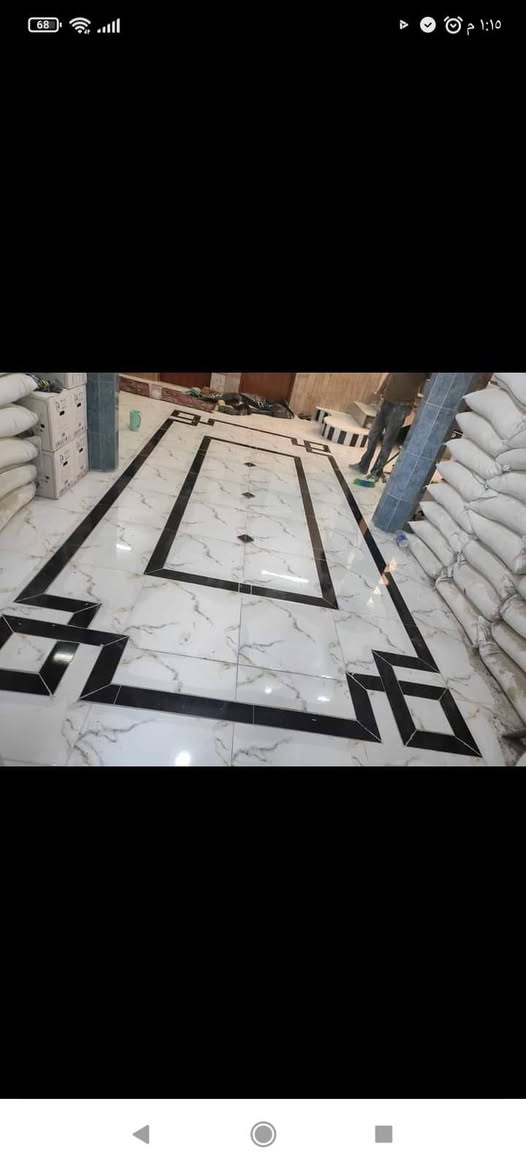 عمل مرمر و سيراميك ارضيات وجدران ودروجه شغل شرط درجه اولى شراف مهندس الاستفسار رقمي ***********
