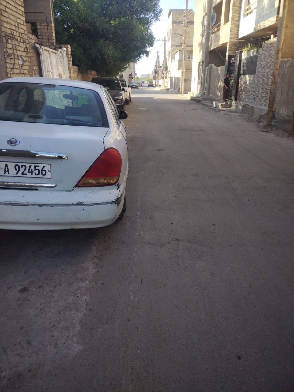 السلام عليكم
نيسان سني ٢٠٠٨ سياره مصبوغه عام  ما بيه اي دواخل سياره كامله تبريد كير او تماتيك محرك ١٦٠٠ سياره مال بيت يعني مال جناي رقم بغداد انكليزي تحويل ثاني يوم سياره كامله بمعنى الكلمه ما تصرف علليه شي
السعر80 او بيه مجال 
*********** واتساب
***********
