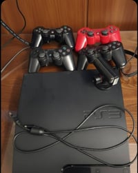 بلايستيشن 3 سليم • ٤ دراعات • العاب وشاحن