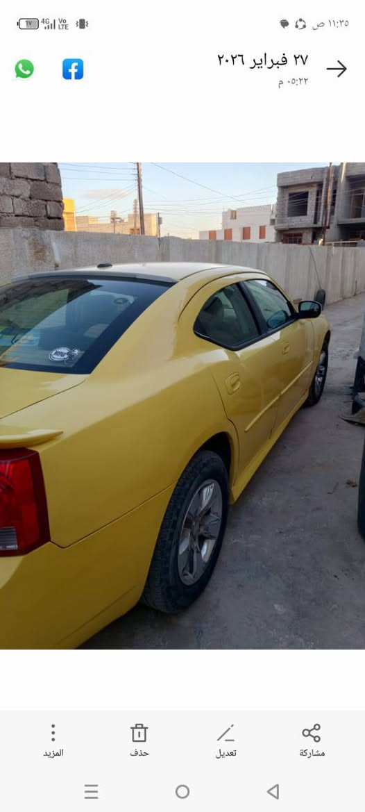 السلام عليكم للبيع دوج جارجر 2010 
السياره جاهزه من كلشي 
 صدر جديد 
تبريد ثلج 
نخم تأير 
 السياره حلو ونضيفه تحويل ثاني يوم  
كير محرك شرط السعر 87 وبيه مجال 
السياره مكانه صلاح الدين سامره 
مكلف بنشر ***********

