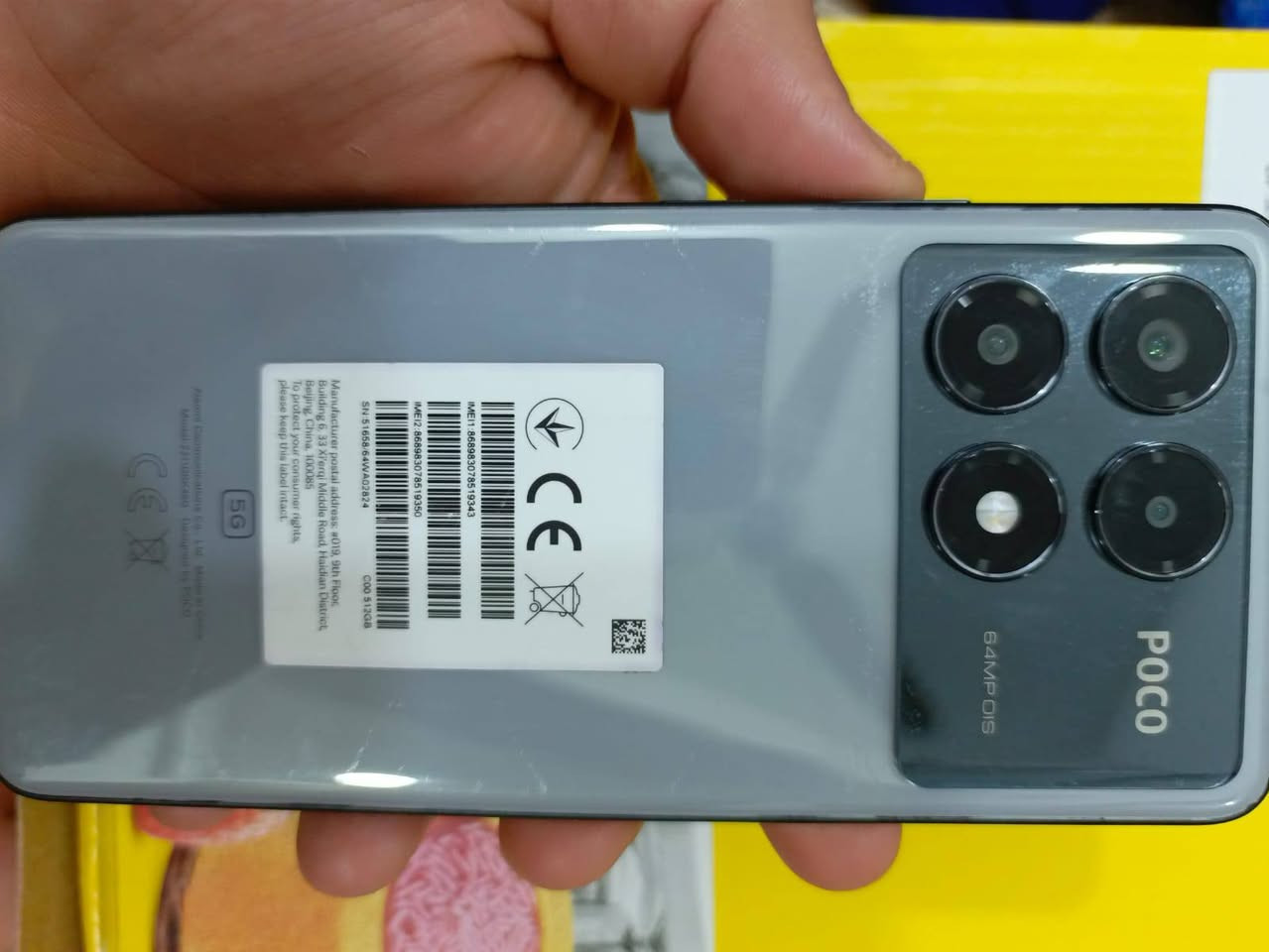 بوكو اكس 6 برو ذاكره 512 بوبجي 120فريم  البيع او مراوس


**إذا كنت صاحب هذا الإعلان وتريد حذفه لأي سبب، رجاءا أرسل رسالة إلى الدعم الفني**