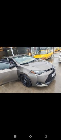 كورلا موديل 2018 وارد امريكي ربع جامرلغ خلفي فقط صبغ سيارة جديدة   الس...