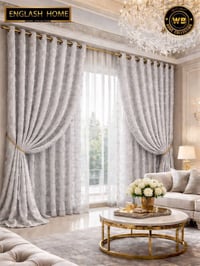 ستائر بوهيمي • ٣ قطع • ٣م×٥م