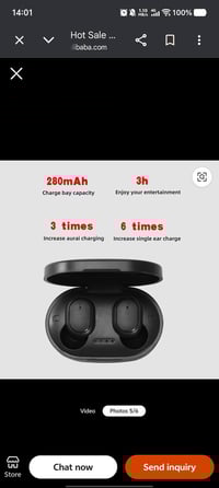 سماعات لاسلكية • بلوتوث ٥.٣ • A6s