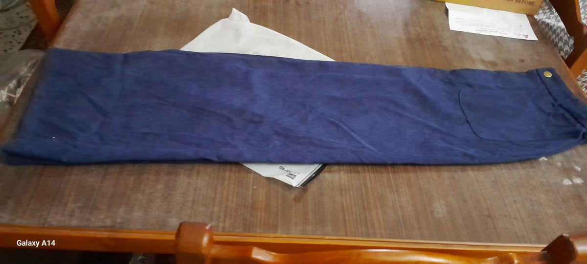 بنطلون قديفة نسائي لون ازرق بحري قياس لارج بغداد, العراق


**إذا كنت صاحب هذا الإعلان وتريد حذفه لأي سبب، رجاءا أرسل رسالة إلى الدعم الفني**