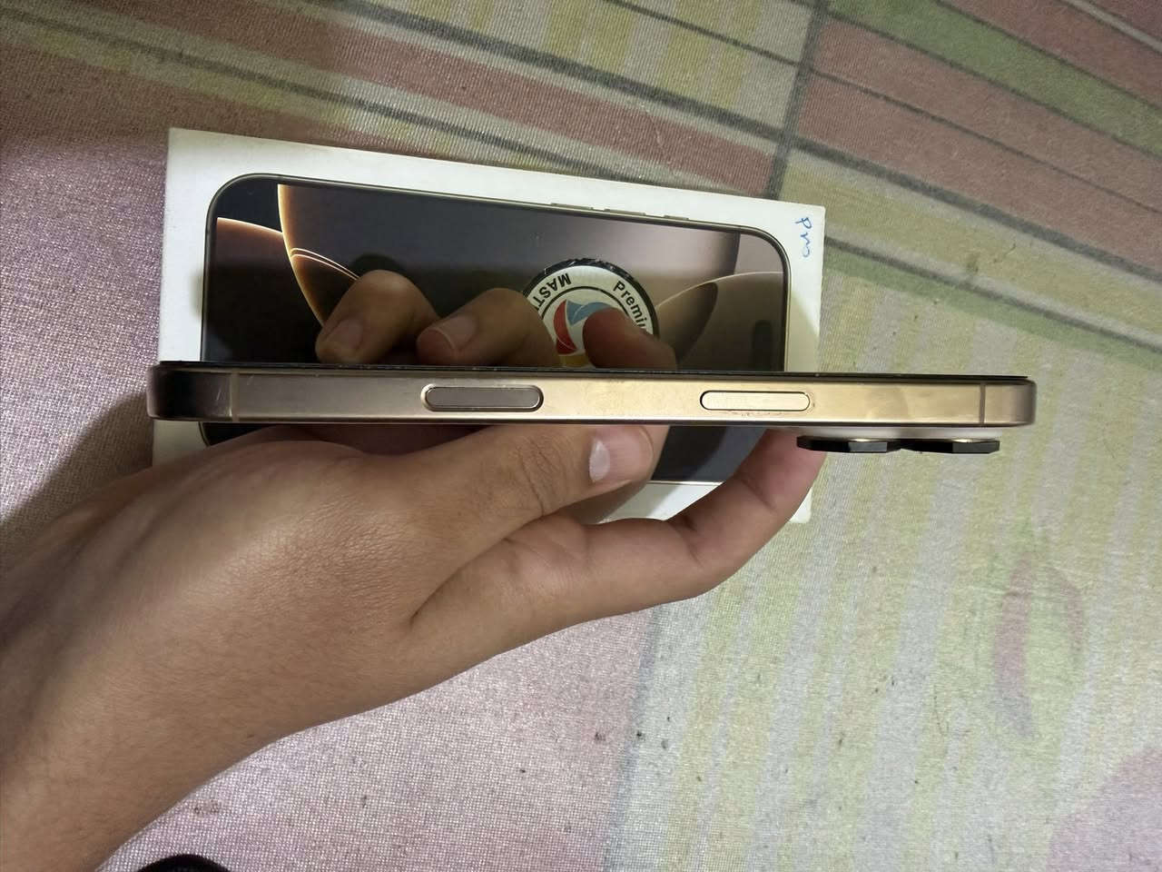 16proفقط
ذاكره256
بطاريه92
جهاز ضمان ماستر جهاز نضافته مبينه بصور  وملحقاته كامله سعر الجهاز1125وبي مجال بسيط 
مكاني بغداد رقم الهاتف ***********
