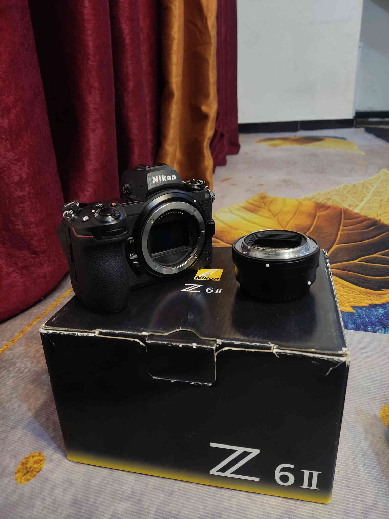 كامرة نيكون Z6 ll كلش نضيفة بل جيس ستخدام حلو كارتونة موجودة مع ادبتر FTZ نضيف اصلي  وعدسة 85m سعر كامل 2.250 الف بيه مجال بصيط رقمي ***********
