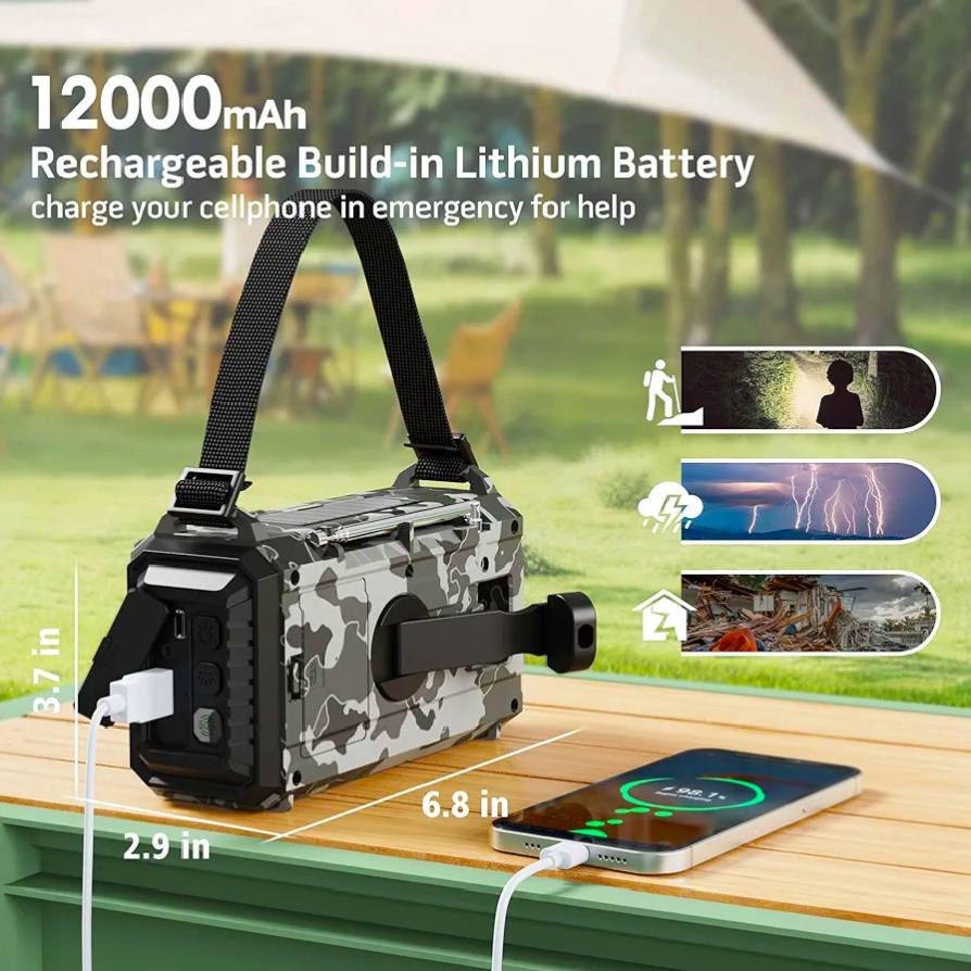 متوفر قطعه لوك جديد كارتون 👉🇮🇶🇮🇶🇮🇶🇮🇶
راديو استيراد أوربي خاص
موجات FM-MW_SW 7.
موجه طقس WB
شاشه دجتل
لايت عدد ٢ قوي جدا
منفذ USB يشغل فلاش صوتي 
شحن منفذ شحن تايب سي شحن سريع 🌹
حجم بطاريه ليثيوم ١٢ الف ملي أمبير 😊
يشحن عن طريق طاقه شمسيه
ايضا يشحن هندر ميكانيكي يدوي للشحن
يشتغل باتري حجم صغير عدد ٣
منبه وساعة
إنذار صوتي مع رماش وصوت عالي جدا
اي استفسار بعد تعليق يوصلك السعر وبالخدمة


**إذا كنت صاحب هذا الإعلان وتريد حذفه لأي سبب، رجاءا أرسل رسالة إلى الدعم الفني**