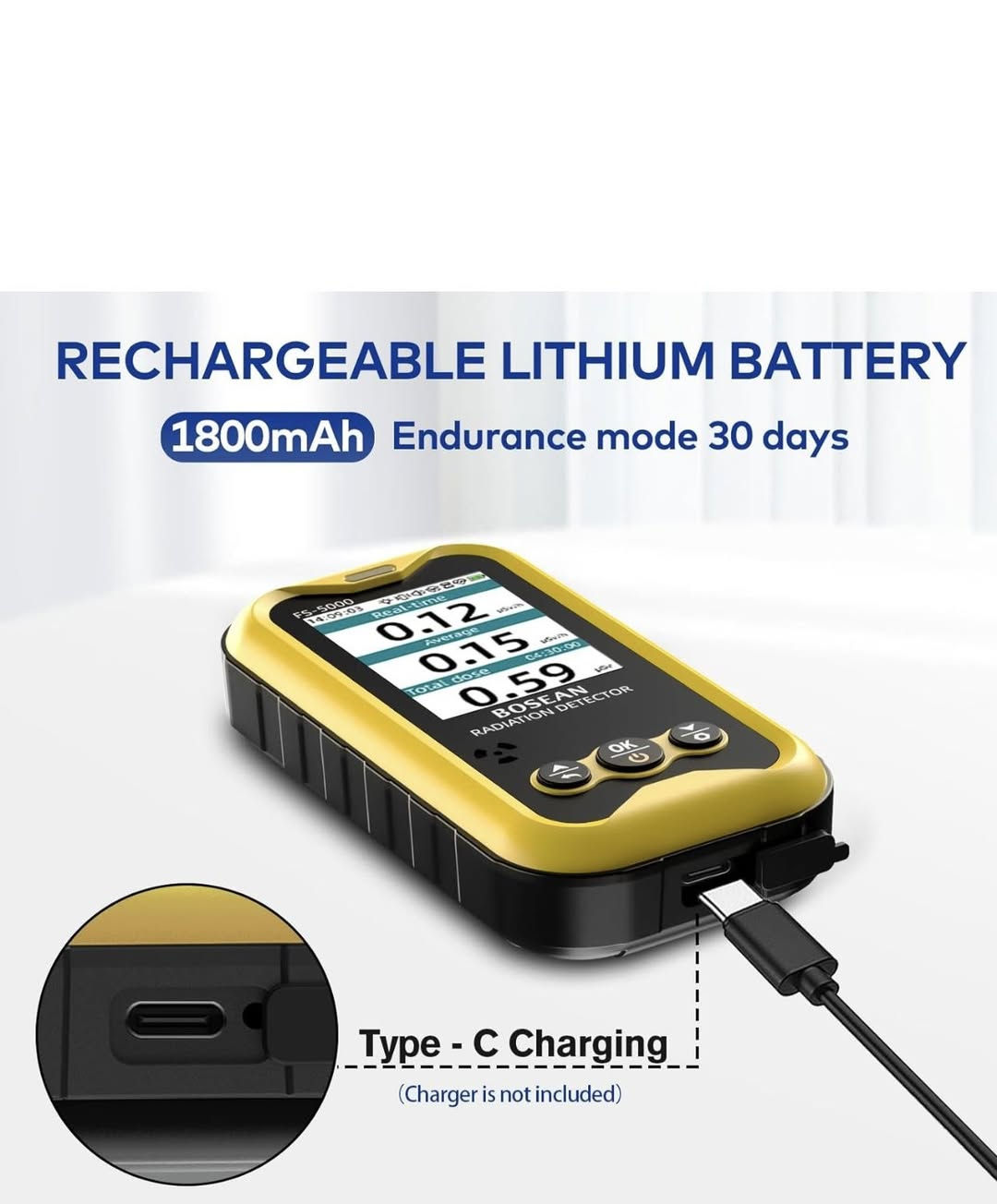 جهاز كاشف الإشعاعات النووي 

Geiger Counter Nuclear Radiation Detector with LCD Display Radiation Dosimeter, Portable Handheld Beta Gamma X-ray Rechargeable Radiation Monitor Meter, 5 Dosage Units Switched.


**إذا كنت صاحب هذا الإعلان وتريد حذفه لأي سبب، رجاءا أرسل رسالة إلى الدعم الفني**