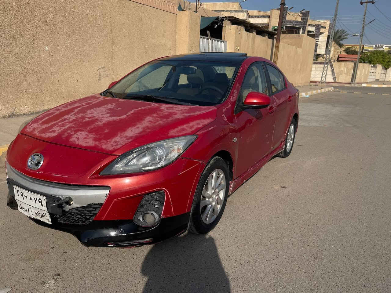 للبيع مازدا زوم ٣ موديل ٢٠١٢ خليجي فول مواصفات
بصمة تشغيل
فتحة سقف
تحكم ستيرن جهتين
مثبت سرعة
محرك ١٦٠٠ دوش
تبريد ثلج وتدفئة شغاله
تخم تاير جديد قبل اسبوع شاده
باتري جديد
تخم دسك جديد
كير ومحرك نظيف جدا ومكفول من الفتح
سياره جديده وما بيها نقص فقط البك لايت انضرب وانكسرت الجامه
بيها جراد وموضح كلشي بالصور اما كير ومحرك وكهربائيات كلها على وضع الشركة
القماره بيها جراد قليل وغلفتها و قبل التغليف مخليها مع الصور 
رقمها اربيل ( تريد تحويل تريد وكاله)
مكانها فلوجة وبغداد
سعرها : ٧٣ وبيها مجال
للتواصل : ***********
