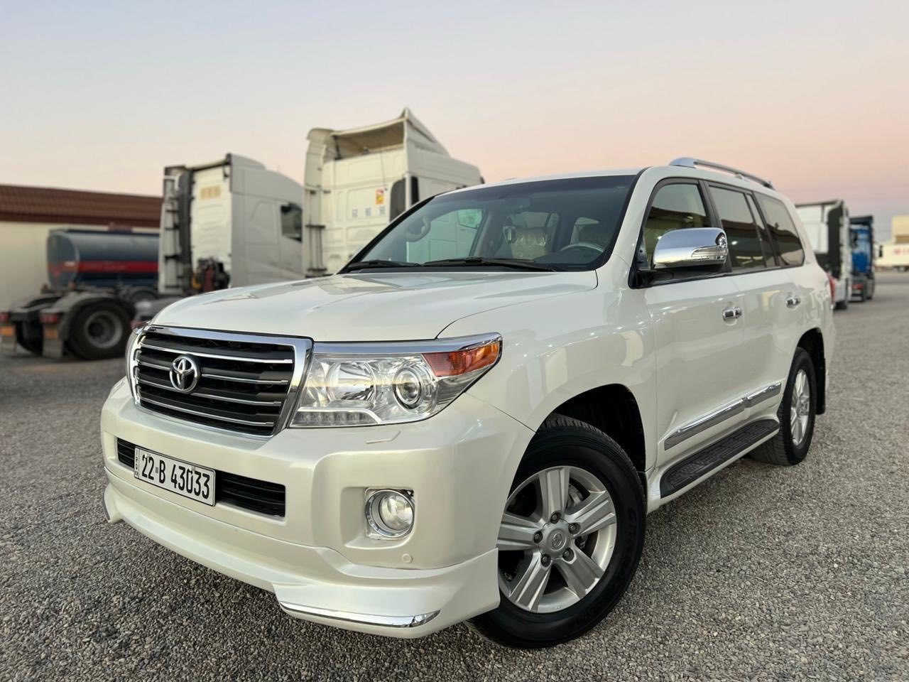 السلام عليكم للبيع
لاندكروز 2014 

ابيض فول 

فتحه سقف
بصمه
بصمه ابواب
8 ايرباك
جلد
كشن كهرباء
مابیها ظرر 
ثلاجة
زراكات
ماشيه ١٤٧ الف حقيقي شرط الفحص
مري شفط
تحكم ستيرن
شاشه كبيره
كامره خلفيه

محرك ٨ سلندر شرط بلاد 

كير ومحرك وصدر وتايرات وتبريد كله 100/100

رقم أربيل  سنوي جديد، تحويل مباشر
السعر 390
العنوان : اربيل

***********
