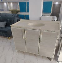 كاونتر سنك مرمر ٣ بيبان نضيف كلش اخو الجديد الاستفسار علئ هذا الرقم 07...