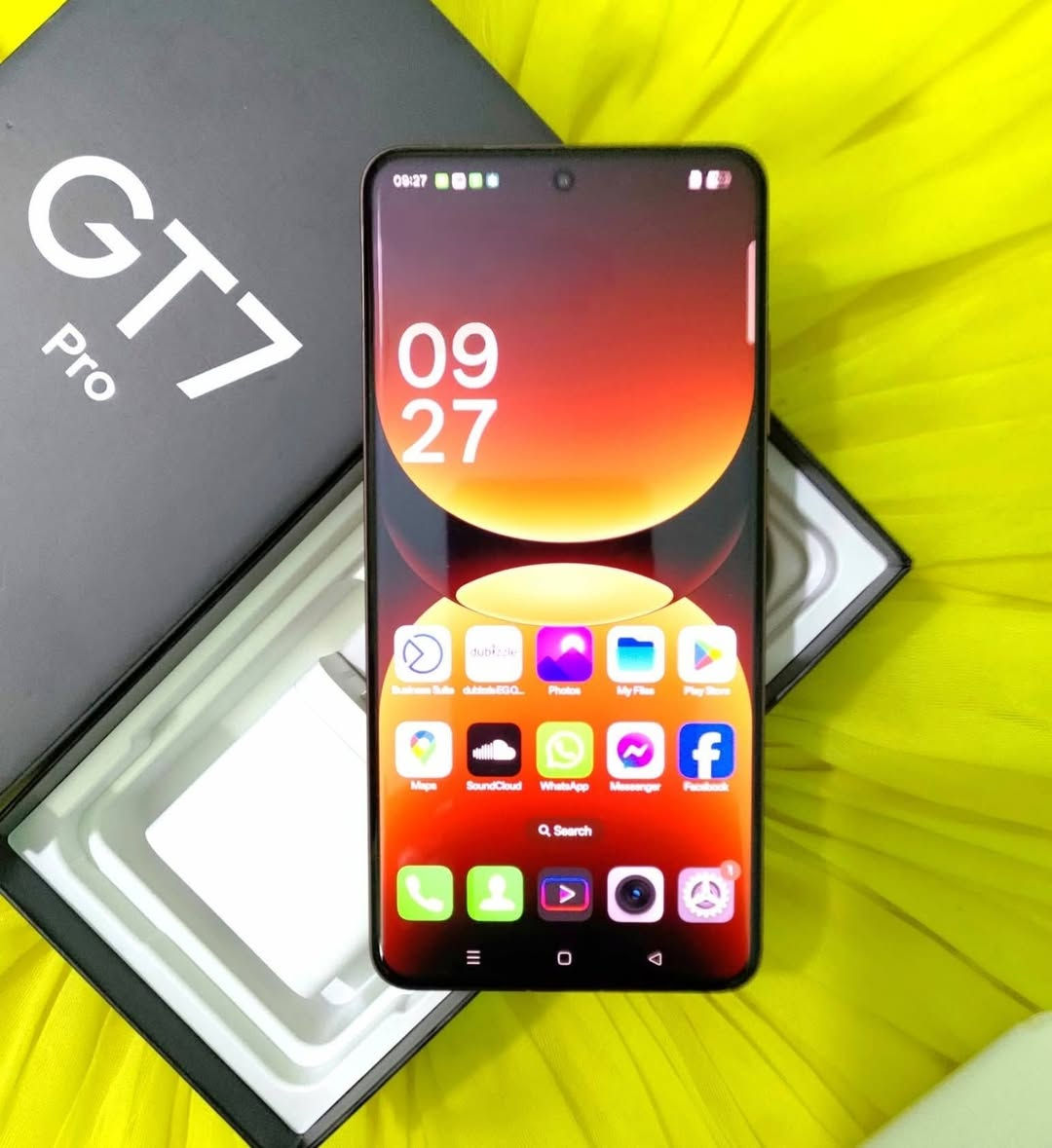 Realme GT 7 pro 5G
نسخة عالمية نظيف مية بالمية كامل الملحقات
مواصفات توب
الذاكرة 512
الرام 12 + 12
معالج Snapdragon 8 Elite 3nm
الشاشة6.8 بوصة - 120 هرتز - 
 LTPO AMOLED
البطارية 6500 ملي امبير
 شحن 120w
للبيع 750 الف 
بغداد الحارثية
***********
