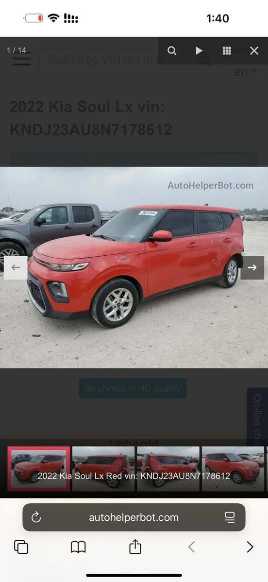 كيا صول وارد امريكي 2022
بدون حادث كلين مكفوله من اي ضرر فقط فتح دعاميه خلفيه
جديده بمعنى الكلمه بدون شخط ولابارد مكينه 2000 دوش
داخل بيجي
مانع انزلاق
تحديد مسار
قياده ذاتيه
تشغيل واطفاء ذكي
نقطه عمياء رادارات
حساسات امامي وخلفي
شاشه كبيره وكامره
السعر 155$
***********
