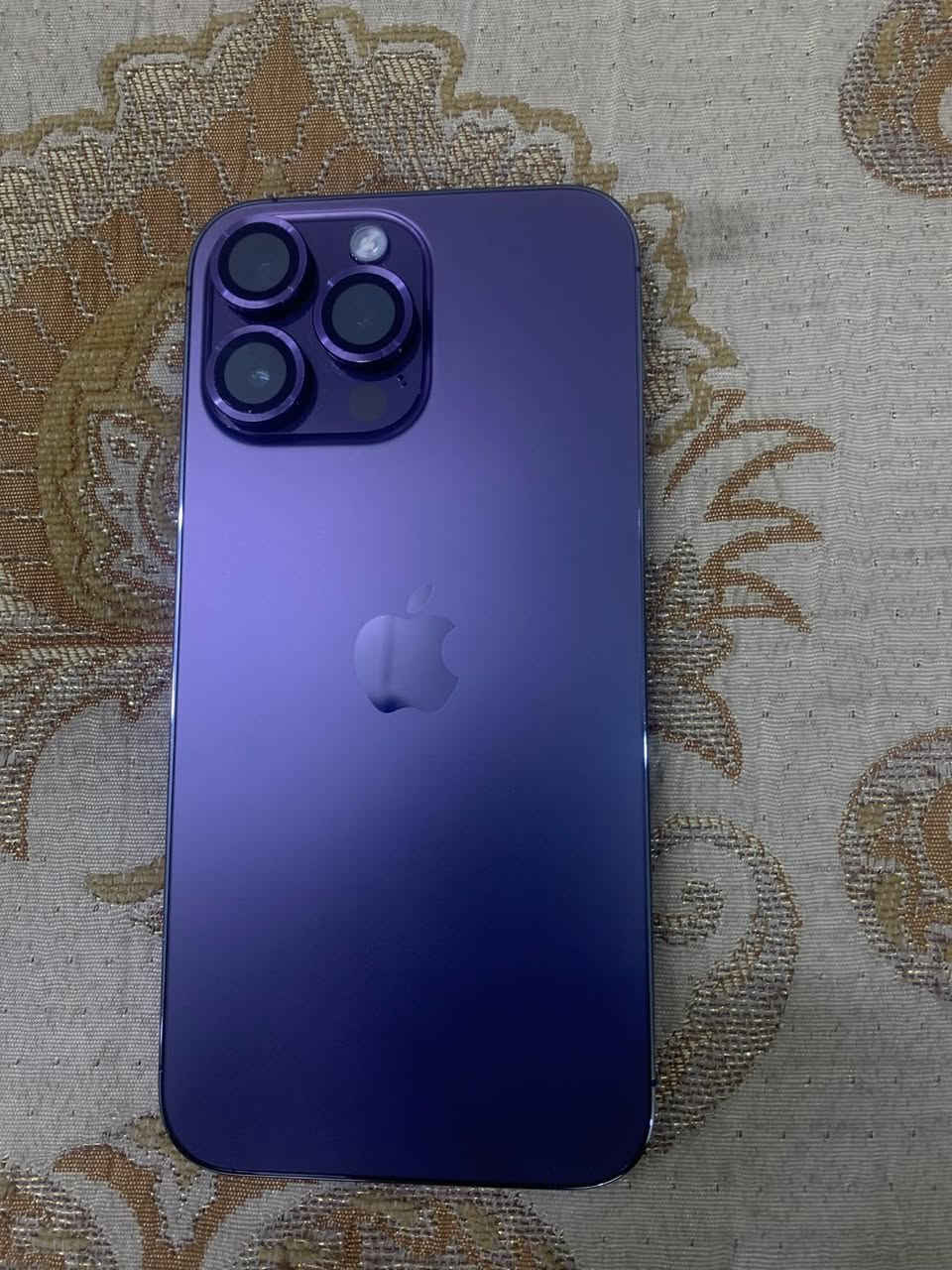 ايفون 14 برو ماكس 256 بطاريه 85 الجهاز بي ضمان اذا مفتوح بي ضمان 10 ايام سعره 800 لل استفسار *********** مكاني بغداد
