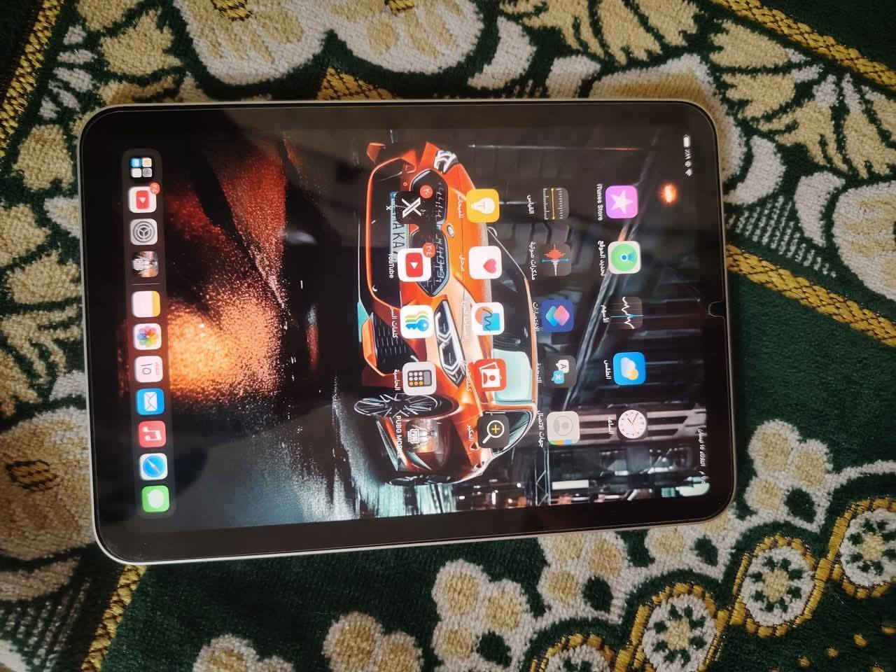 السلام عليكم عندي ايباد ميني 6 للبيع سعر خاص *********** عنوان بغداد المدائن سلمان  ذاكره 64 نظافه فول
