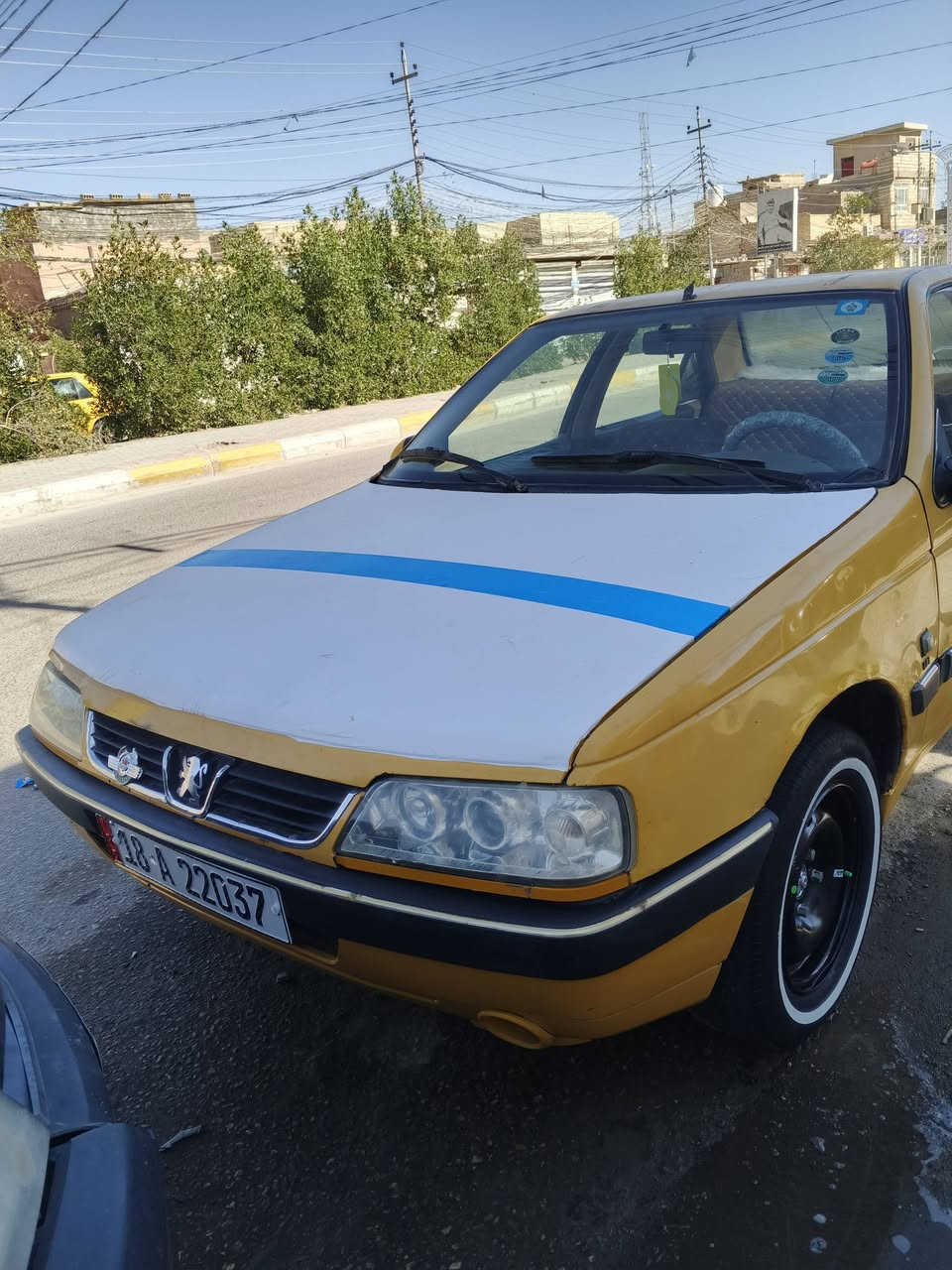 بيجو ٤٠٥مديل  2013 جاهزه مكينه وكير وحداديه نضيفه رقم بابل بسمي سنويه لل ٢٠٣١ مصفره  هيئه وغرامات سعره ٣٢ وبيه مجال ‏‪***********‬‏ عنوان كربلاء
