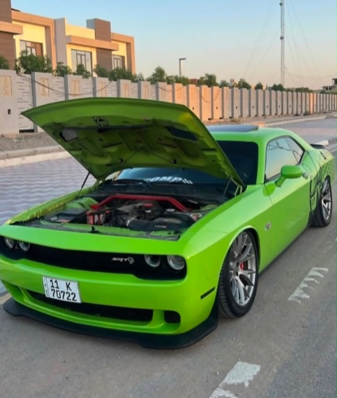 𝑫𝒐𝒅𝒈𝒆 𝑪𝒉𝒂𝒍𝒍𝒆𝒏𝒈𝒆𝒓 𝑺𝑹𝑻 🐝🟢
الموديل : [ 2015 ]
المحرك : [ V8 / 7000CC - 𝑺𝒕𝒓𝒐𝒌𝒆𝒓 ] 🔥
الگير : [ أوتوماتيك ] 
الممشى : [ 60 الف ميل ]
اللون : [ أخضر - مميز ] 💚
الحالة : [ السيـارة وارد أمريكا ضررهـا جاملغ أمامي فقط ! ]

[ السعـر .. $20,000 قابـل للتفـاوض ✅ ] 

[ الـــــمـــواصــفـــــات ]

- السيـااارة فووول أعلى مواصفـات للأخيـر 1 / 1 

[ الاضـــــــافــــــاات ] 

- دركـة ستيـرن كاربـون ڤايبـر 
- جكـات Cat Back / S3
- ويـل Hellcat
- هـدرز
- كـام شفـت ستيـج 3 
- أكزوزت Corsa
- منظومة ميثـانول

الموقع : [ كـربلاء المقـدسة ] 📍

للتواصل واتس اب او اتصال : [ *********** ]

#dodge #challnger #srt #stroker #yasser_erbil

