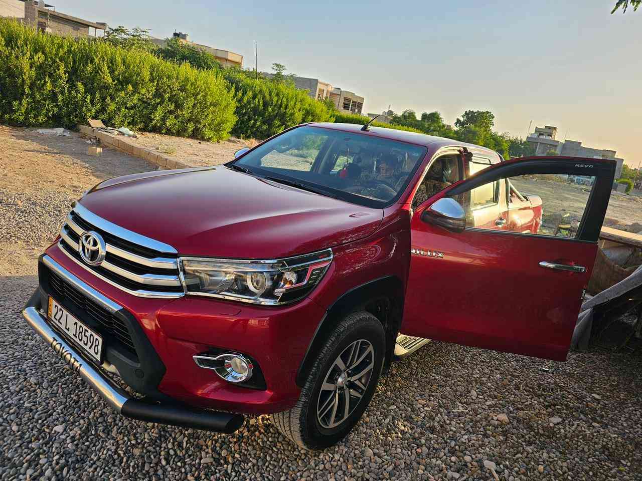 تويوتا هايلوكس 2018
فول مواصفات
كير أوتوماتيك
مكينة ديزل (كاز)
السيارة مكفولة من الدعامية للدعامية
بيها رصعة صغيرة بالبنيد
بصمة تشغيل
بصمة أبواب
فور ويل
زراكات لايت
تحكمات ستيرن
لايت عدسات زينون
مكينة شرط لا تبخير ولا تنقيص
أنشط من البنزين
سنوية جديدة
رقم جديد لحد 2029

📞 للاستفسار: ***********

🔴 السعر :  لايك وتعليق يوصلك برسالة 📮

#هايلوكس #تويوتا_هايلوكس #سيارات_للبيع #ديزل #فورويل #سيارات_العراق #Iraq_cars_kd
