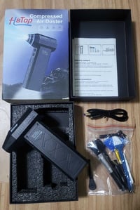 منفاخ HSTOP • محرك بدون فرش • بطارية ١٠٠٠٠ مللي