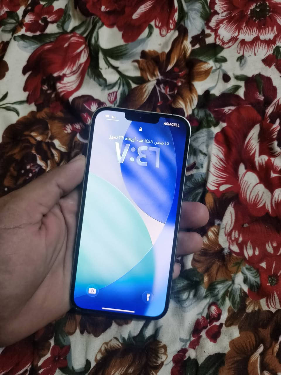 ايفون 13برو ماكس iPhone013 Pro Max
⭕لون بحري مميز
⭕️بطاريه 78
⭕️الذاكره 256
🛑  مكفول من فتح وصيانه وتر برو 
⭕سعر 725
🛑اتصال او واتساب ***********
