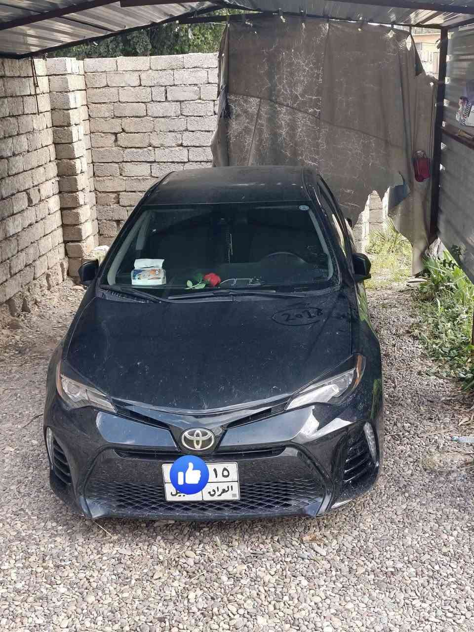 السلام عليكم
للبيع 
تويوتا كورلا
موديل 2018
گير محرك على وضع الشركة
تبريد ثلج تدفئه نار
رقم اربيل 
فول نضافه 
ضرر السياره اربع قطع 
السعر 110 بيها مجال 
المكان ناحية الزويه 
للاستفسار
***********..........
