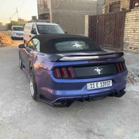 موستنك ٢٠١٥ V6 لون بنفسجي متغير مميز محدث شيلبي بلكامل لحايا ودفيوزر د...
