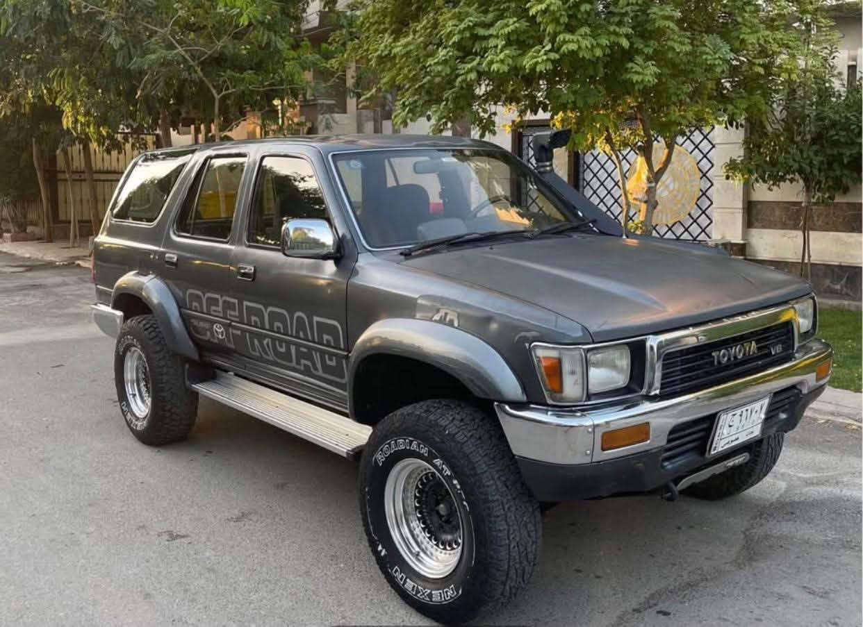 سلام عليكم فور نر موديل 1994 جاهزه كير مكينه تبرد تايرات تريه يخبل مكينه 3000 فور ويل غرفته وكهربائيات جاهزه ع آخر حبايه مكانه بغداد حي القاهره قرب جامع نداء سعر 75 وبيه مجال بسيط بدون حادث فقط قماره جارده اتصال ***********
