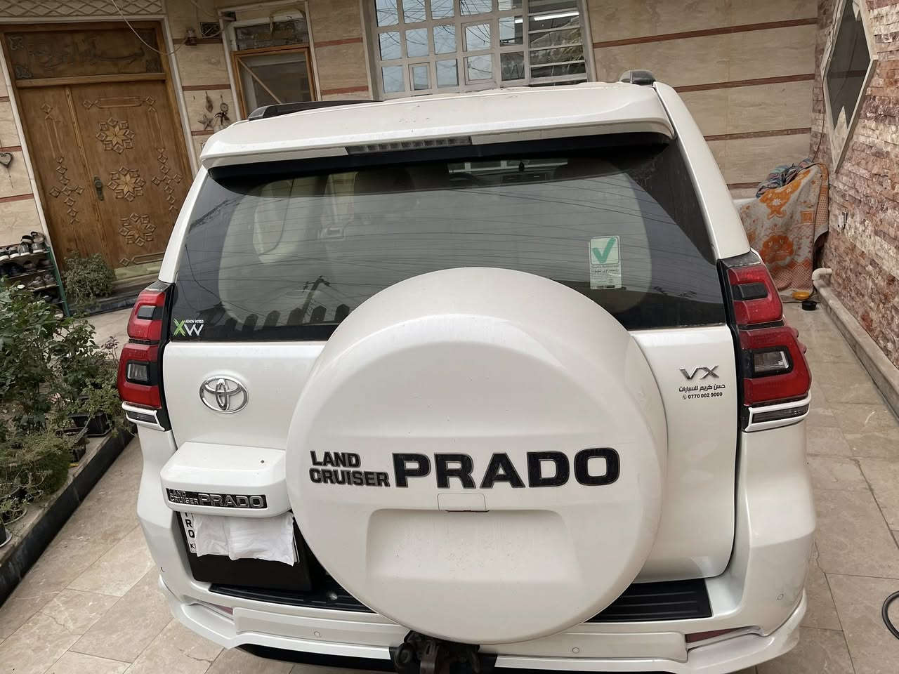 السلام عليكم
تويوتا برادو ٢٠٢٢ vx 

الرقم اربيل 

السعر ٤٦٠ $ و بيها مجال 

للاستفسار ***********
