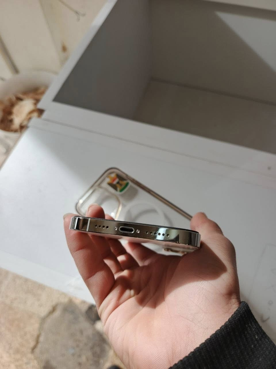 السلام عليكم
ايفون ١٣ برو ماكس 
الذاكره ١٢٨ 
البطاريه ٩٣ بلادي 
١٢٠ فريم بوبجي
تك سيم كارت ويا شريحه إلكترونيه يعني تكدر تشغل ١٠ سيمكرتات بي 
مبدل شاشه فقط وفيس إيدي شغال
نموذج m 
كامرات دمعه 
الجهاز الضهر مكسور من الداخل التبديل مالتو ب ١٠ 
الجهاز شرط شخطه مابي 
ألون ابيضّ 
السعر ٤٦٠ وبي مجال للطيبين 
رجاءً الماشراي لايعلق ولا يدخل خاص
للاستفسار خاص أو ***********
