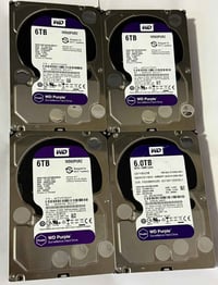٦تيرا • ٤ قطع • WD أصلي مستعمل
