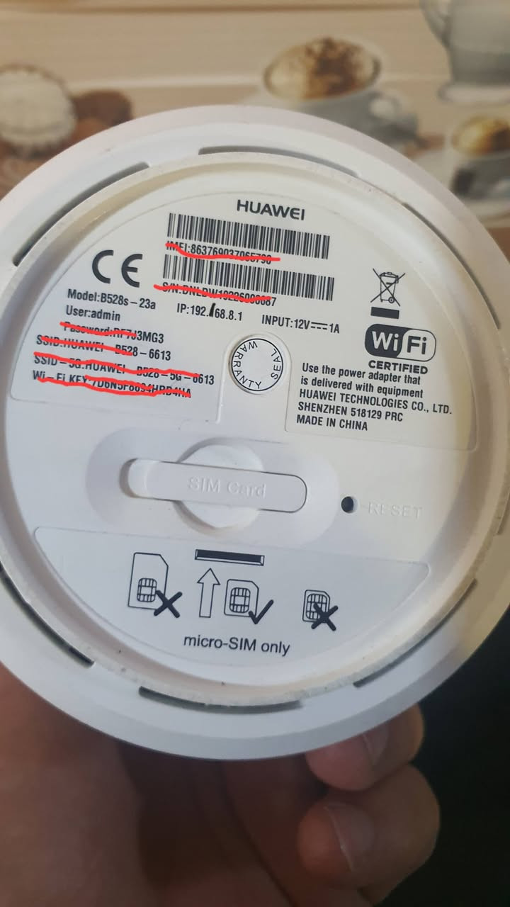 متوفر للبيع راوتر هواوي شبكه جيل الخامس WI-FI 5
يدعم نطاقين بث  السريع 
2.4GHZ
5 GHZ
يدعم الإنترنت مشروع الوطني الضوي فايبر FTTH
يدعم  Sim card سيم كارت 
***********
توصيل داخل بغداد  مع التنصيب والفحص
