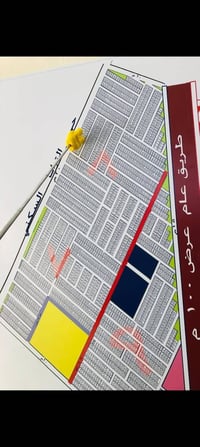 قطعة ارض للبيع 100 متر5/20 رقم العقار 8427 مقاطعة3/10 خلف كفاءات السيد...