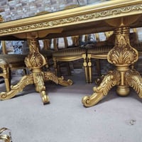 ميز طعام • ٨ كراسي • دمياطي