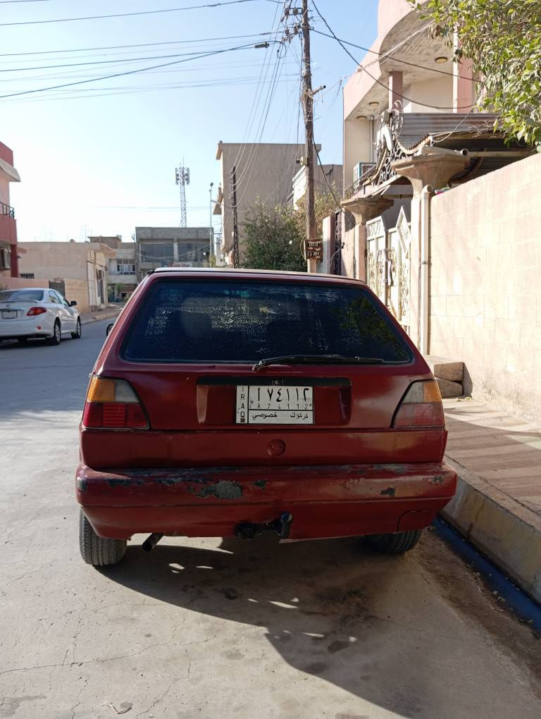 سلام عليكم كولف موديل 1992 شرط مابي اي عيب كفالة عامة من صدر وكير ومكينة اي عيب مابي شرط تحويل مكان سيارة كركوك حي عسكري سعرها 20 وبي مجال شوية ما متواجد ع نت 
*********** كركوك, العراق
